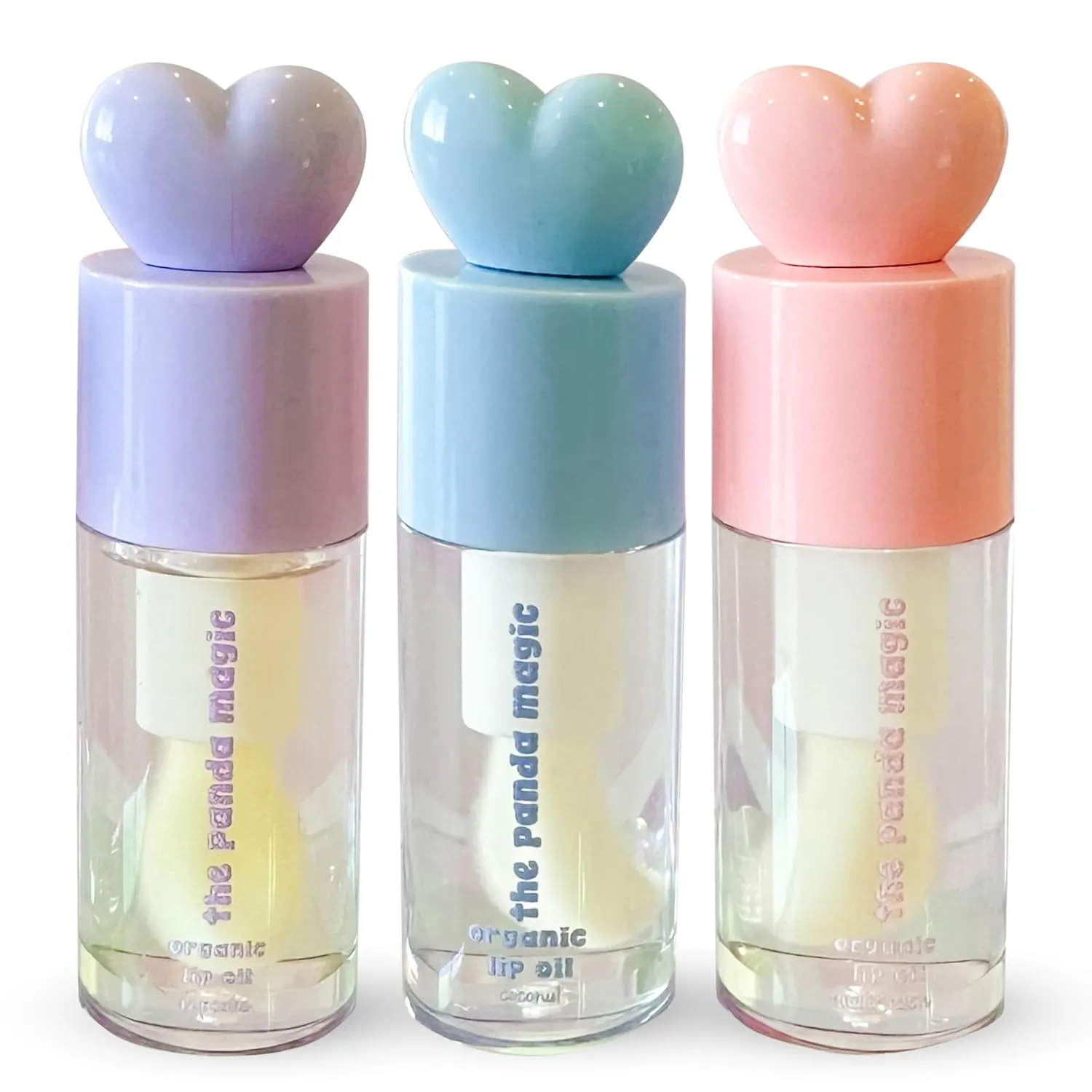 Organic Lip Oil Set - All-Natural, Moisturizing, and High Shine - Hydrating Lip Treatment for Dry and Chapped Lips - Lip Gloss for Keeping Your Lips Soft and Smooth – 12ml