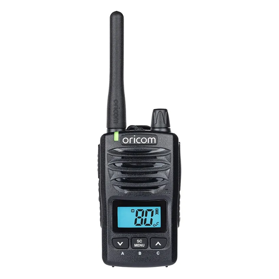 ORICOM 5 WATT WATERPROOF IP67 HANDHELD UHF CB RADIO