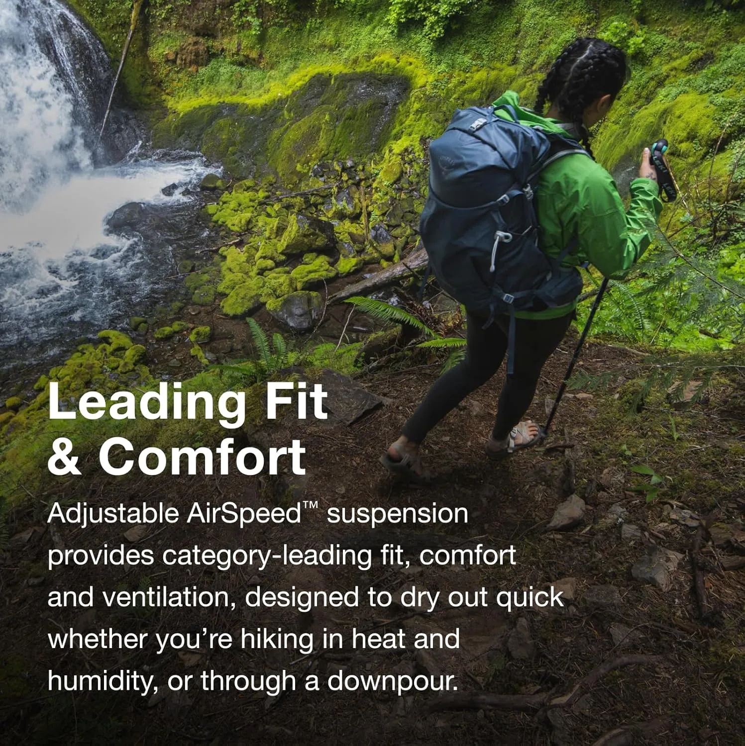Osprey Downburst 24L Women's Hiking Backpack, Tidal Blue