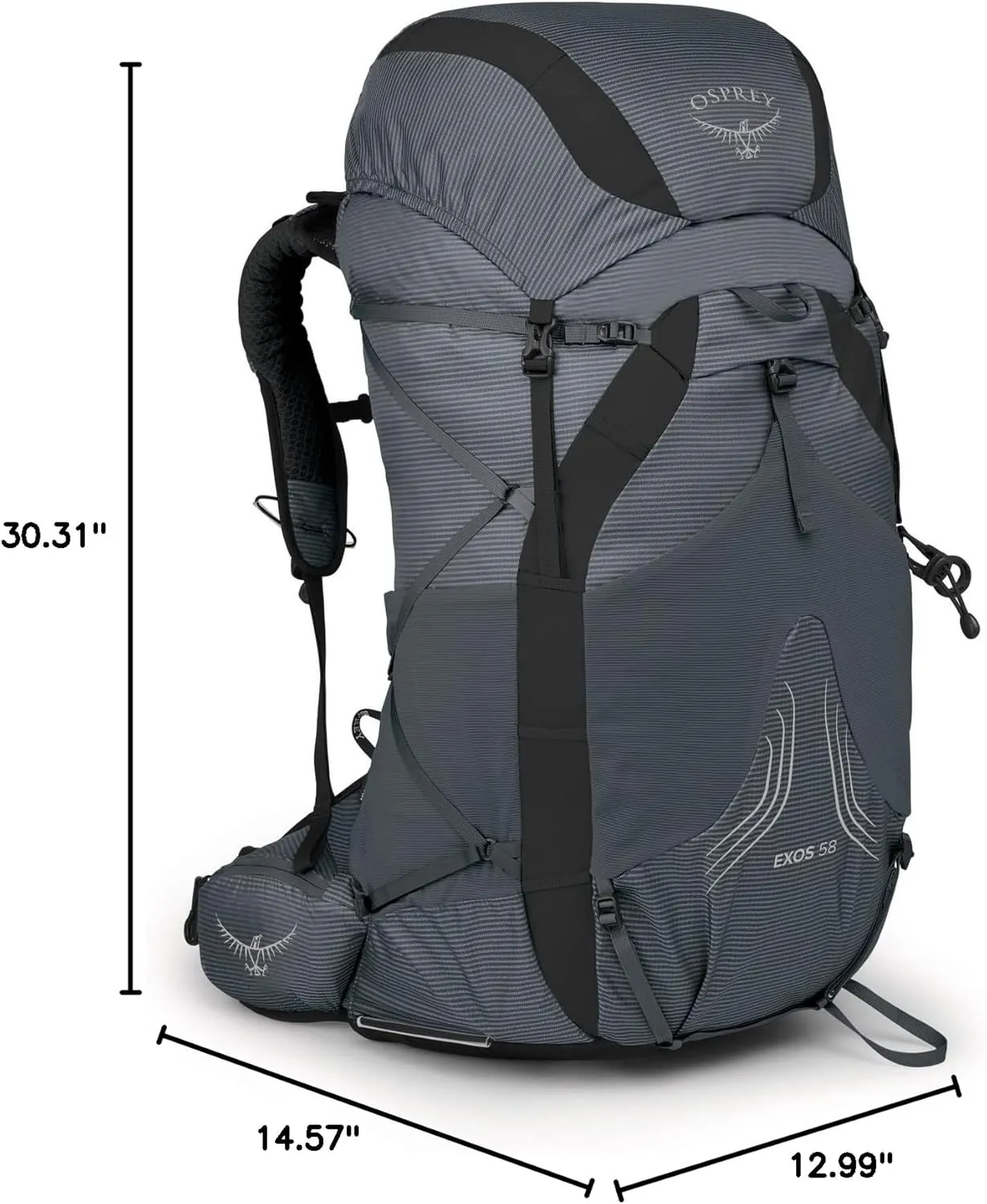 Osprey Exos 58 Men's Ultralight Backpacking Backpack