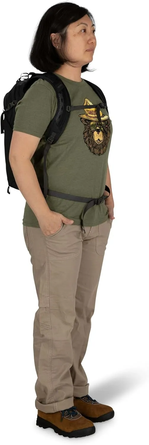 Osprey Sportlite 15L Unisex Hiking Backpack with Hydraulics Reservoir, Pine Leaf Green