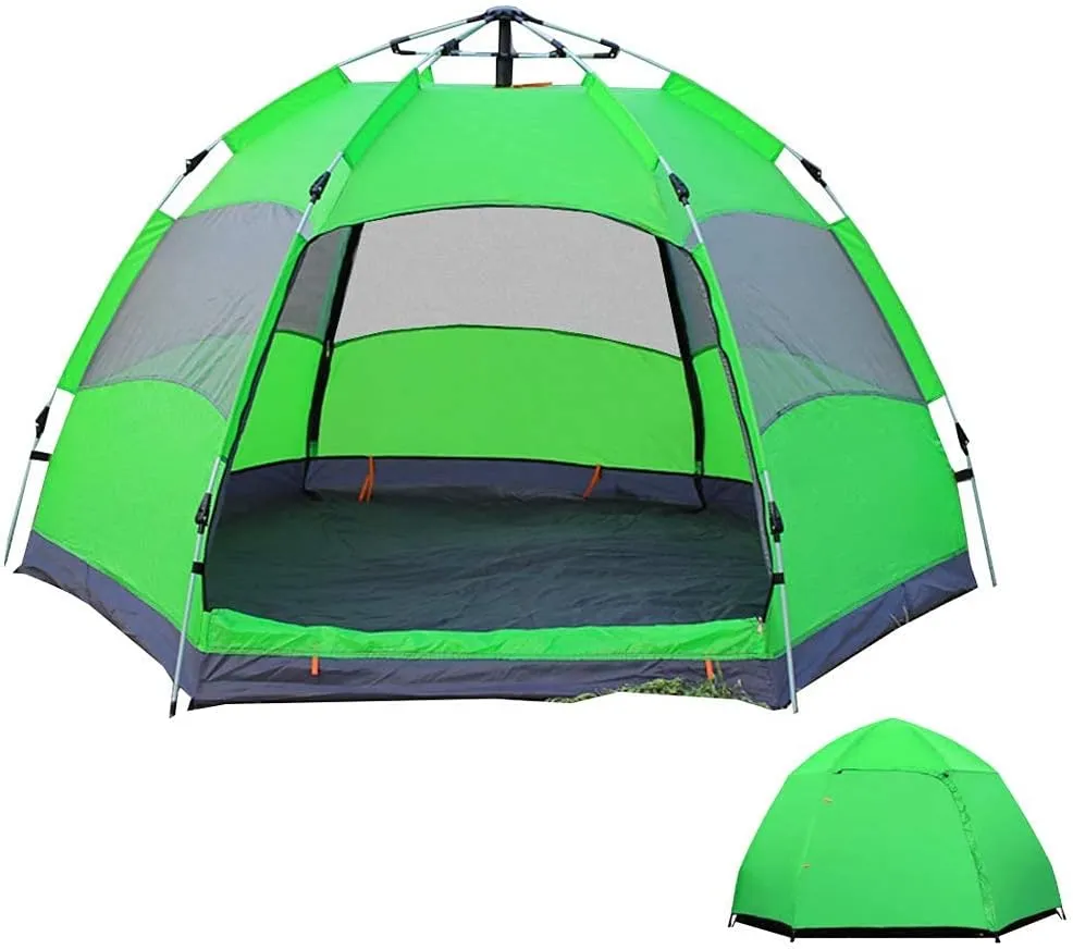 Outdoor Lightweight Tent for 5-8 Man, Portable Pop-Up Beach Tent Anti Quick Set up for Hiking Camping Outdoor Instant
