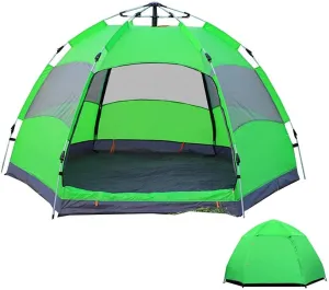 Outdoor Lightweight Tent for 5-8 Man, Portable Pop-Up Beach Tent Anti Quick Set up for Hiking Camping Outdoor Instant