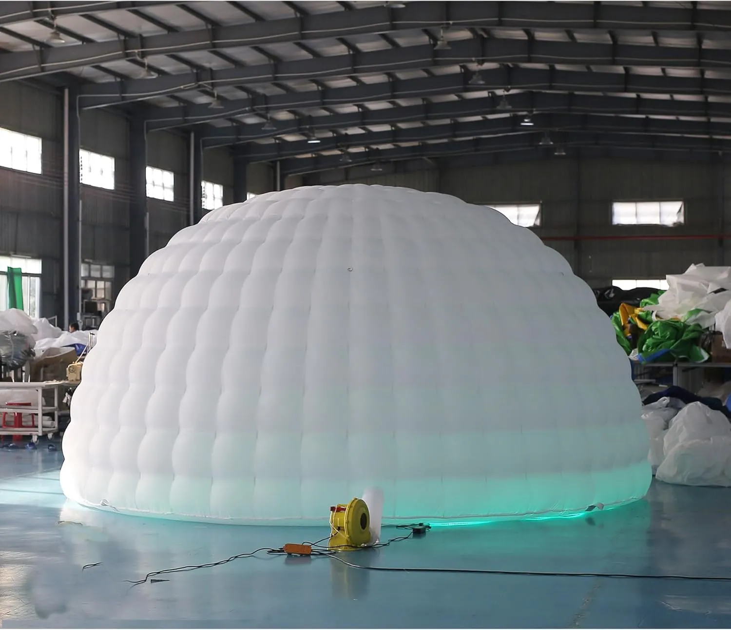 Outdoor Portable Inflatable Igloo Dome Tent with Led Light for Party Wedding Event Camping