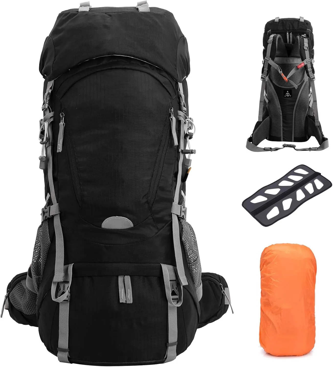 Outplea 60L Ultralight Hiking Backpack - Waterproof & Spacious