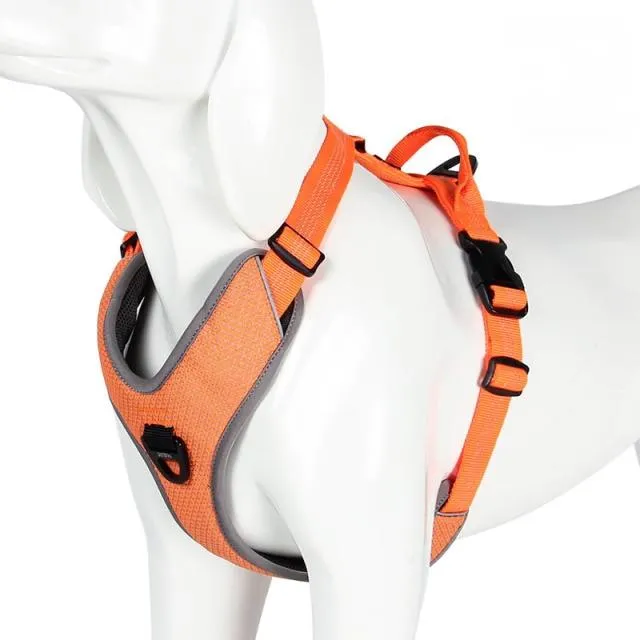 Padded Reflective Tactical Dog Harness