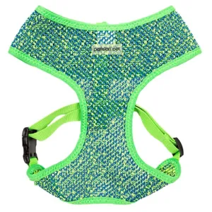 Parisian Pet 'Sport Net Harness' for Dogs & Cats – Comfortable Green & Blue Mesh Dog Harness-Saint Patrick's Day