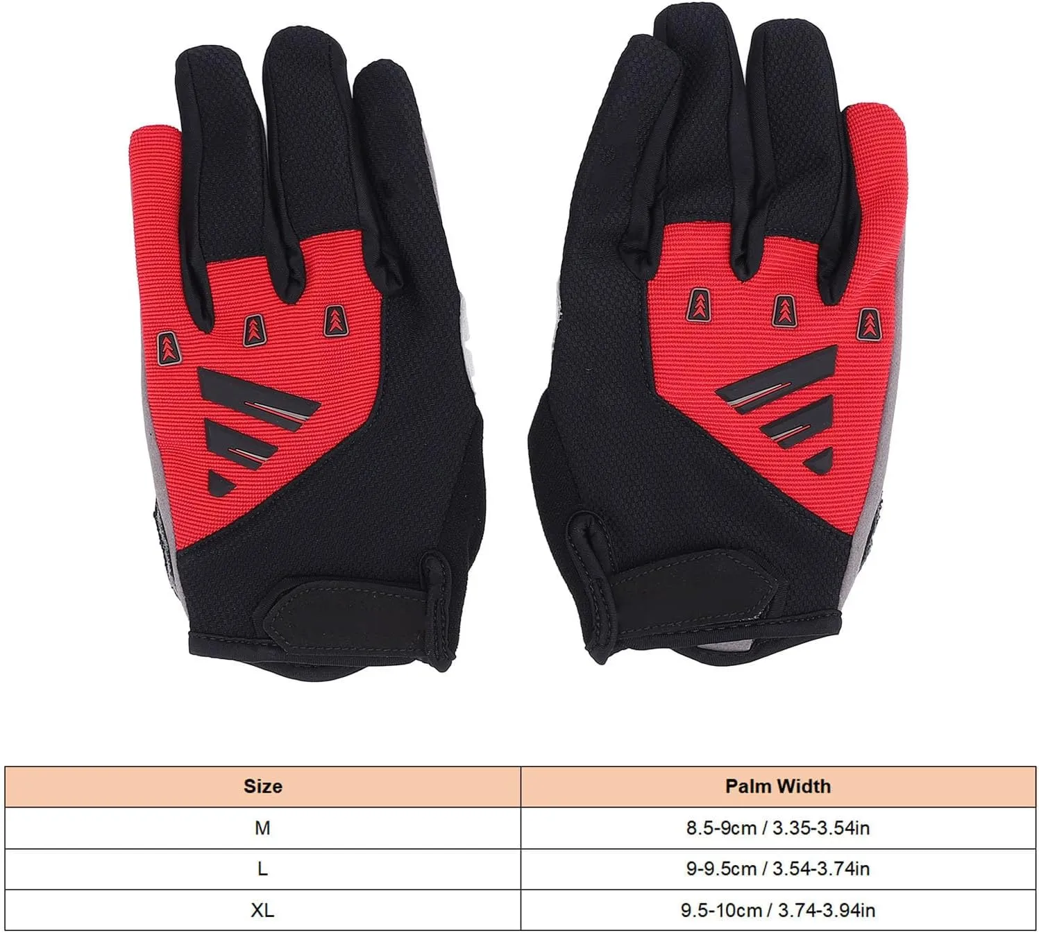 Pilipane Cycling Gloves Full Finger Touchscreen Anti Slip Shock Absorbing Lightweight Riding Gloves for Men Women Unisex All Season Outdoor Sports