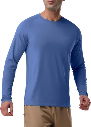Pioneer Camp Men's Sun UV Protection SPF Shirts UPF50  Rash Guard Long Sleeve Lightweight Hiking Quick Dry Running Swim Shirt