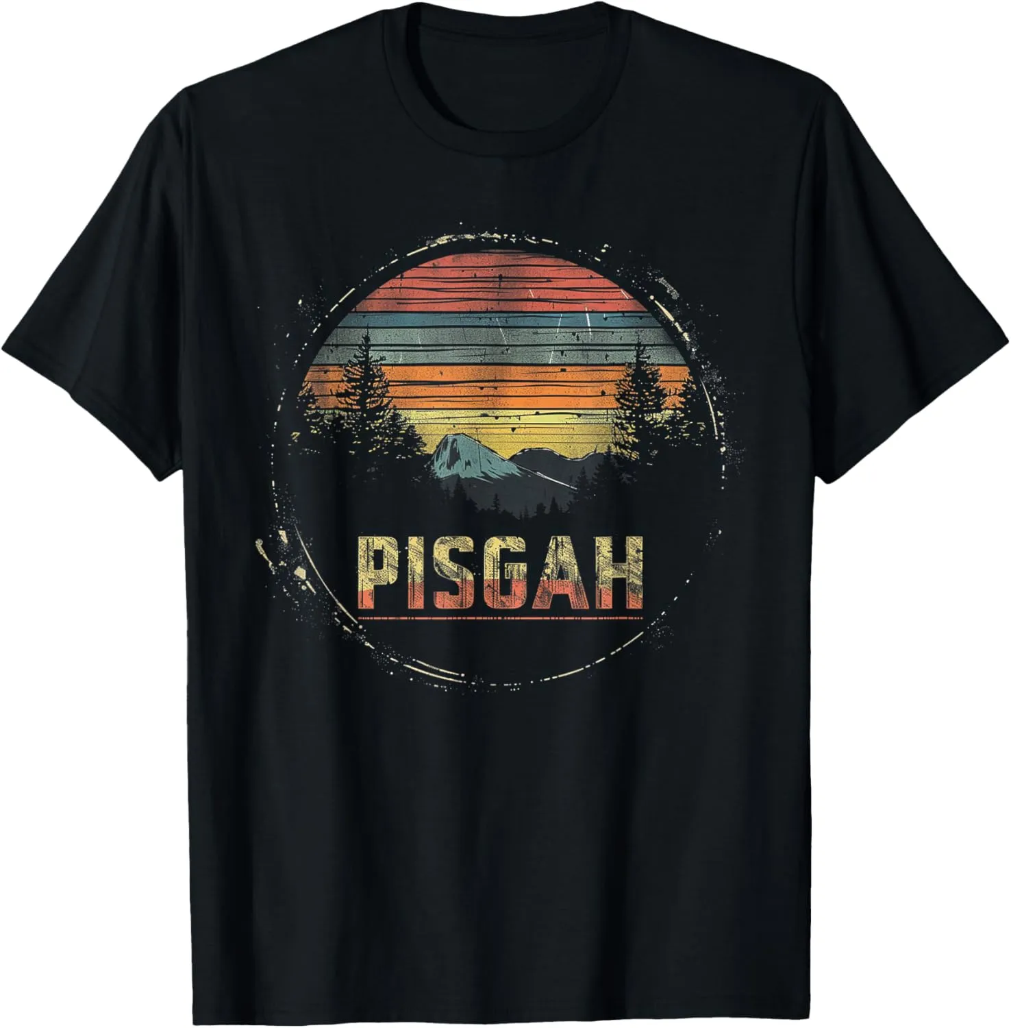 Pisgah -US National Park Forest Vintage Men Women Kids Retro T-Shirt
