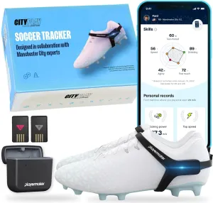 Playermaker CITYPLAY Smart Soccer Tracker for Cleats, Track 25  Technical & Physical Metrics, 12 Month Access to CITYPLAY Soccer Training App Included, Advanced Than GPS