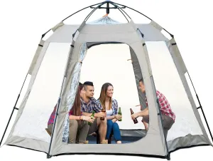 Pop Up Bubble Pod - 10’x10’ Instant Sports Tent Shelter - 4-6 Person Screen House for Patios - Large Oversize All Weather Proof Pod for Sports Games, Instant Chair Camping Tent for Cold Protection