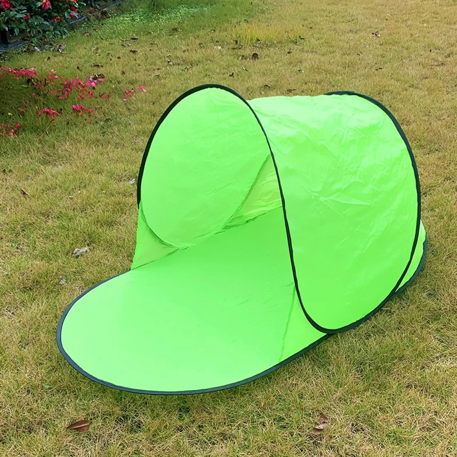 Pop Up Camping Tent, Automatic Quick Open Tent with Picnic Mat, Portable Automatic Waterproof Easy Setup Quick-Open Tent, Outdoor Camping Beach Travel