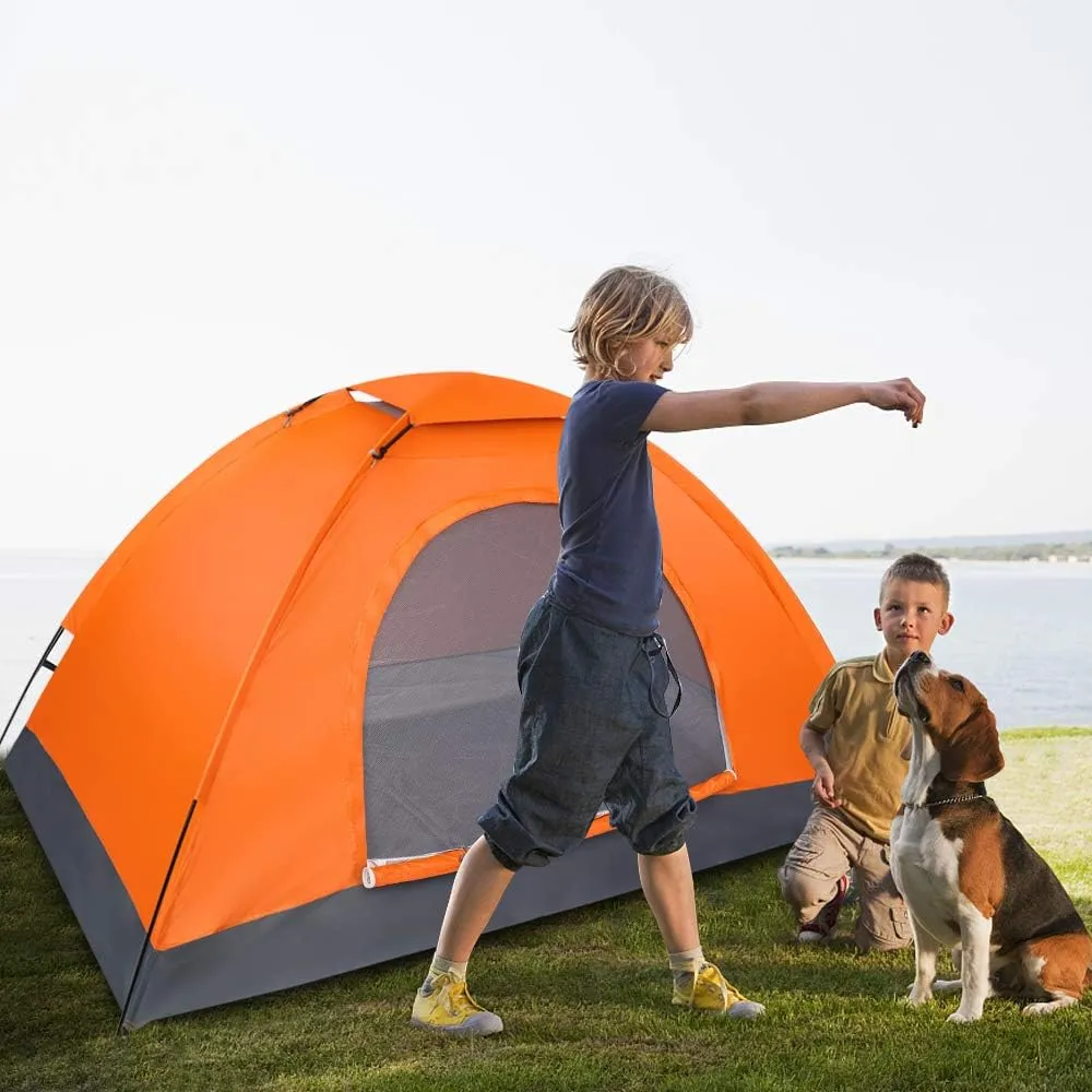 Pop Up Tents for Camping,Waterproof Camping Dome Tent with Shelters, Family Dome Instant Tent with Carry Bag for Backpacking, Trip, Hiking, Outing
