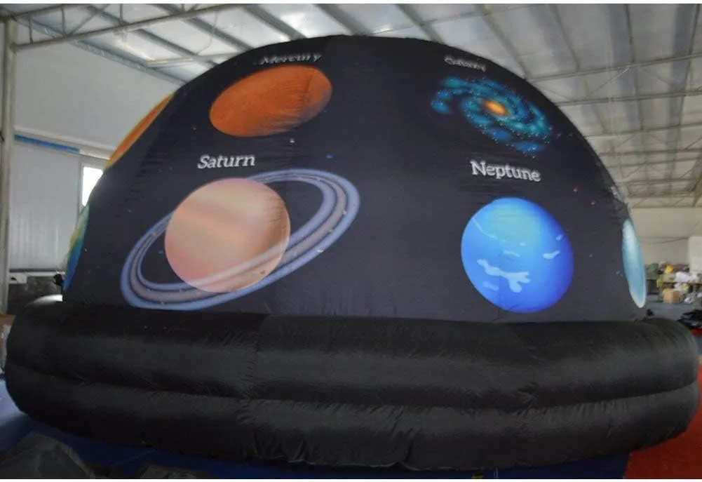 Portable Inflatable Planetarium Dome Tent for Cinema Movie and Kids School Education Equipmen, with Air Blower and PVC Floor Mat