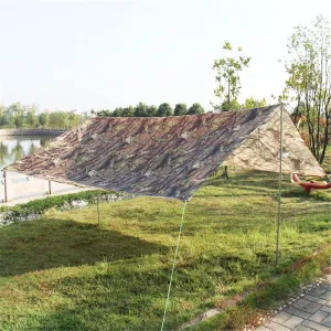 Portable Outdoor Sports Awning Tarp for Camping Folding Watertight Durable Shelter Sunshade Tent Cover (Color : A, Size : 2 * 2M)