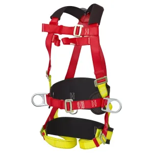Portwest FP18 3 Point Comfort Plus Harness Red