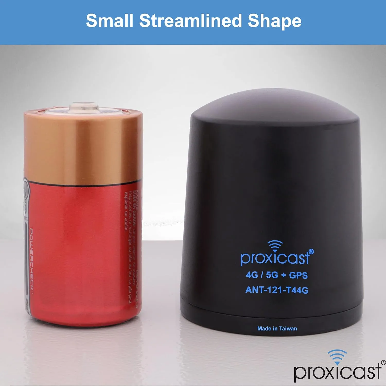 Proxicast 5-in-1 Combo Antenna 4x4 MIMO 5G   GPS - Vandal Resistant Low Profile Omnidirectional Hole Mount - 6 ft Coax - White - Compatible with Cradlepoint, Digi, Peplink & Sierra (ANT-121-T44G-W-06)