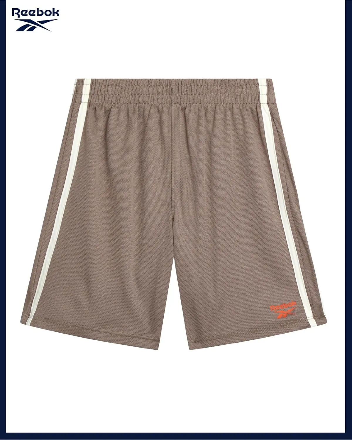 Reebok Boys Athletic Shorts Set - 2 Piece Summer Clothes Outfit with Graphic Tee and Boys Basketball Shorts for Active Kids