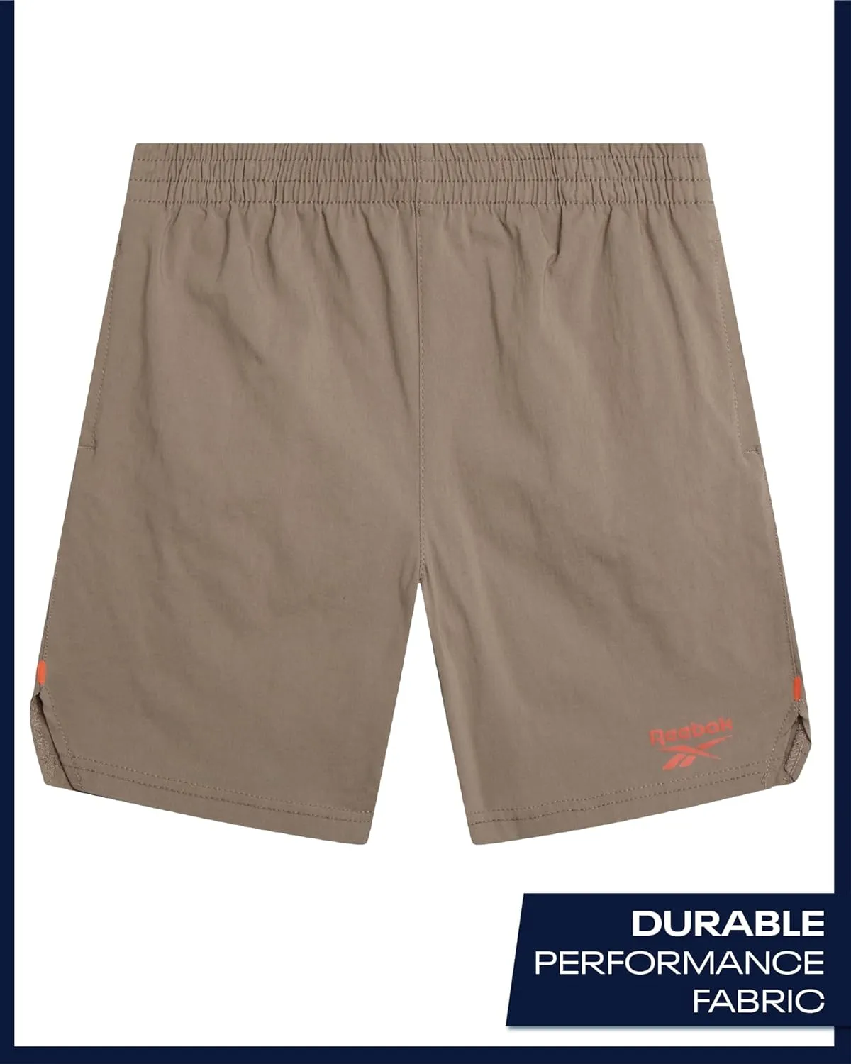 Reebok Boys Athletic Shorts Set - 2 Piece Summer Clothes Outfit with Pocket Tee and Boys Running Shorts for Active Kids