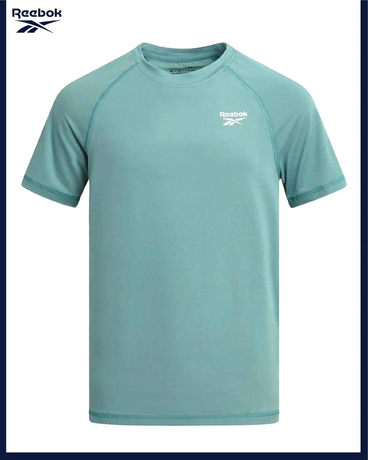 Reebok Boys Athletic Shorts Set - 3 Piece Summer Clothes Outfit with Graphic Tees and Boys Running Shorts for Active Kids