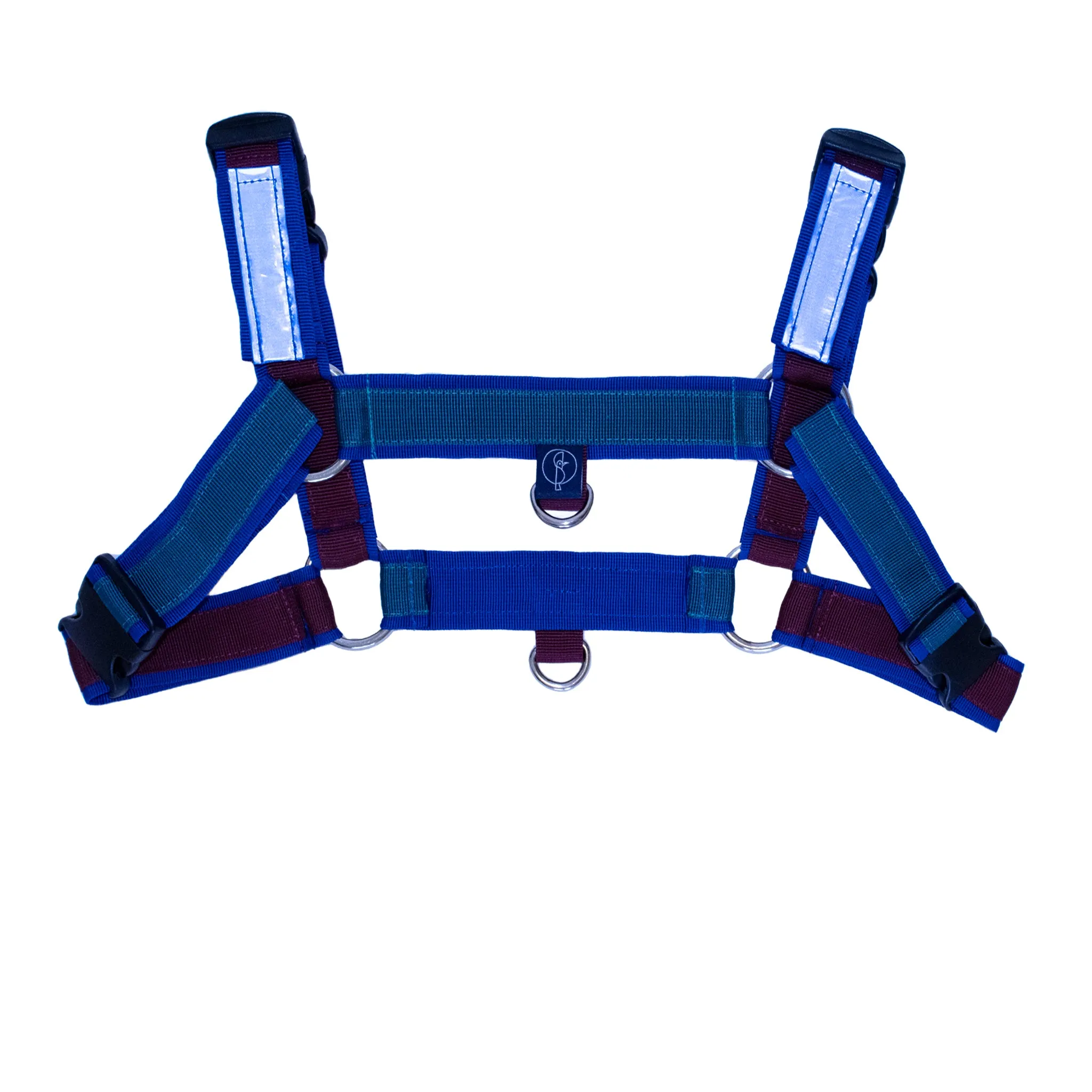 Restraint Sustainable Harness Burgundy Blue