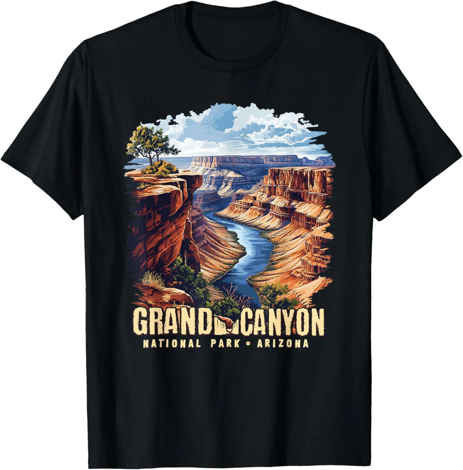 Retro Classic Grand Canyon National Park T-Shirt