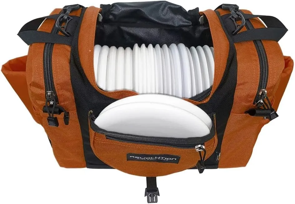 Revolution Carolina Team V3 Disc Golf Bag - Cognac