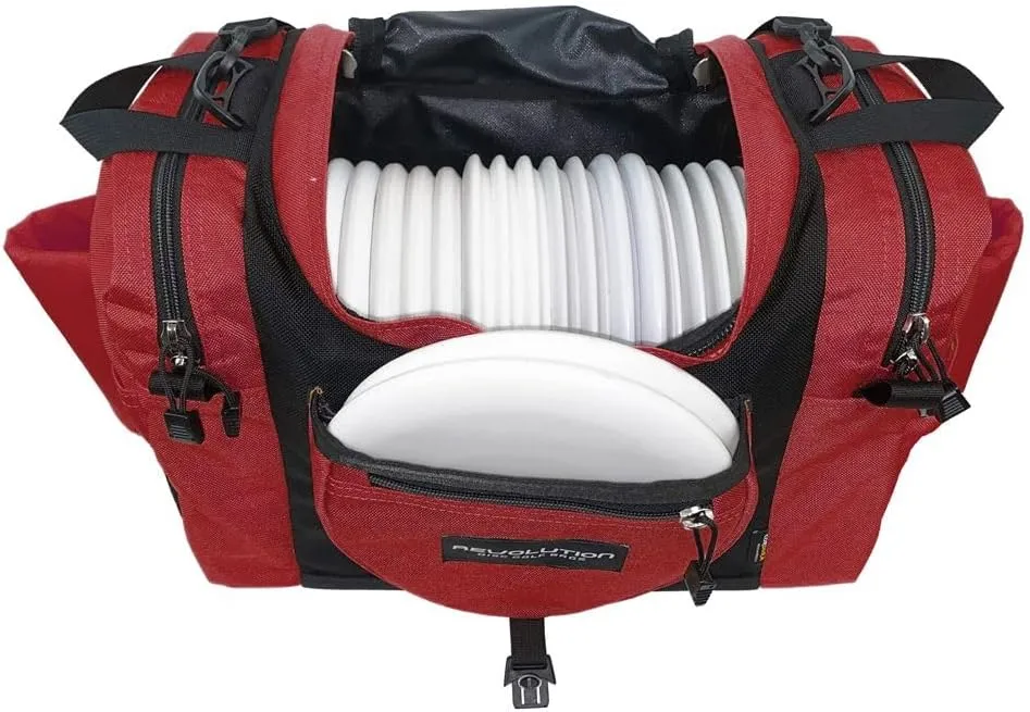 Revolution Carolina Team V3 Disc Golf Bag - Crimson