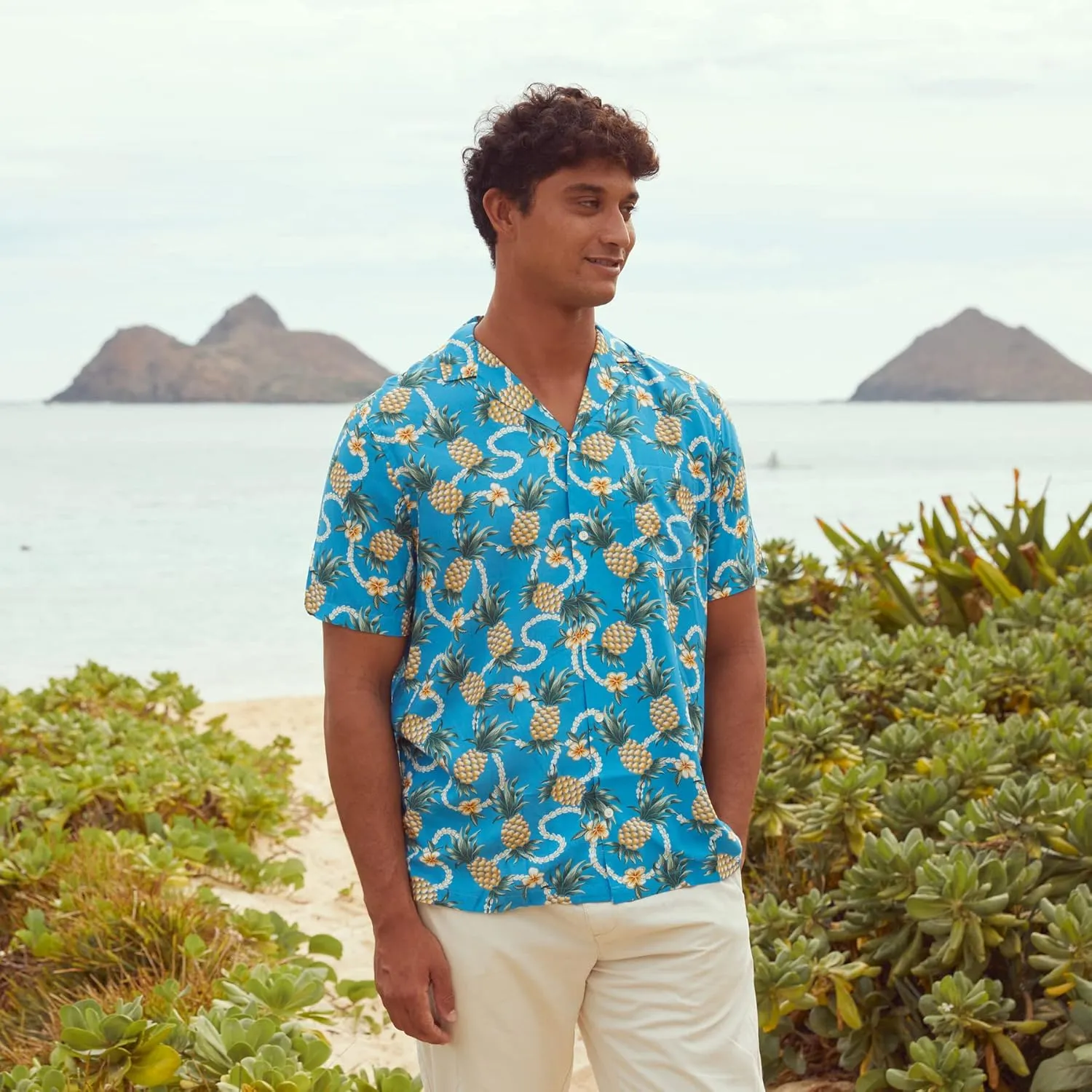 Reyn Spooner Rayon Hawaiian Aloha Camp Shirt