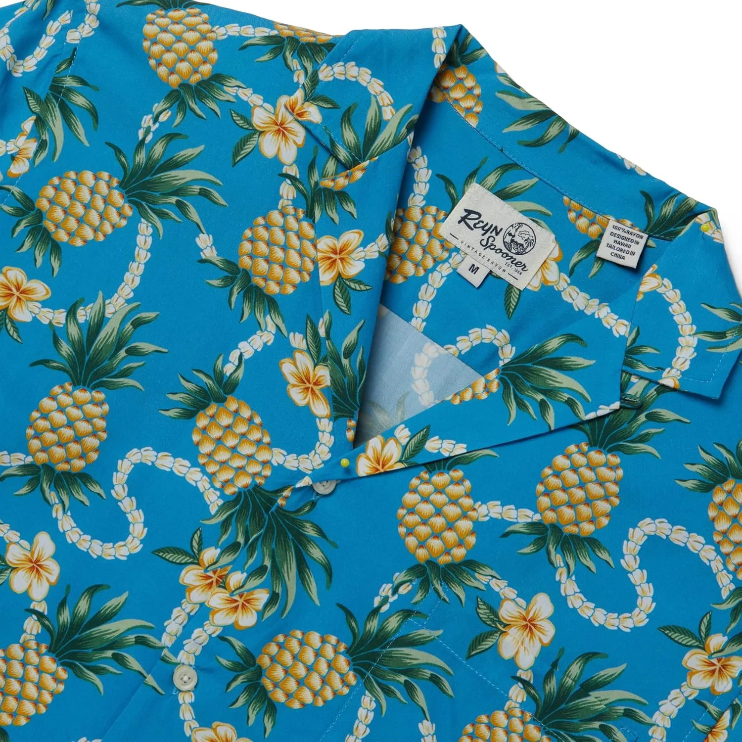 Reyn Spooner Rayon Hawaiian Aloha Camp Shirt