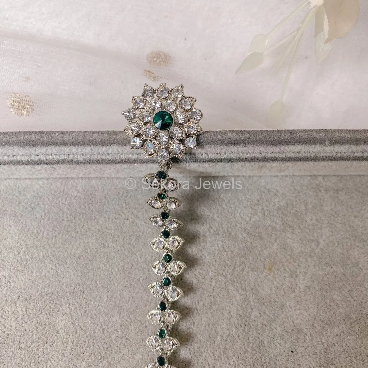 Rezwana Hand Harness - Green