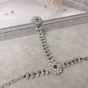 Rezwana Hand Harness - Green