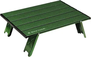 ROCK CLOUD Folding Beach Table Aluminum Portable Camping Table Ultralight, Green