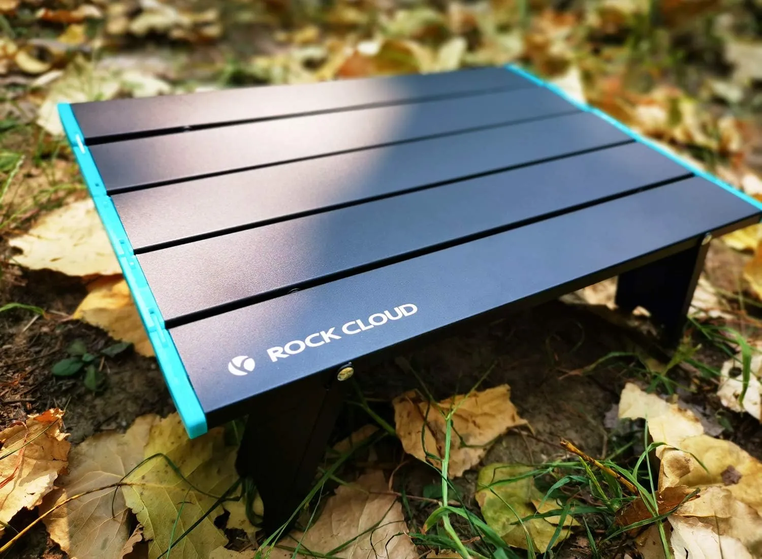 ROCK CLOUD Folding Beach Table Aluminum Portable Camping Table Ultralight, Green
