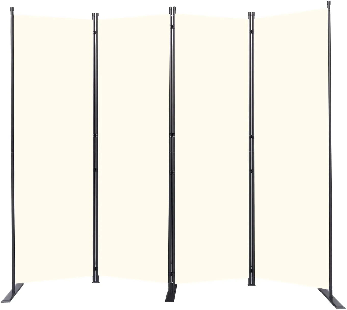 Room Divider 6FT Portable Room Dividers and Folding Privacy Screens, 88'' W Fabric Divider for Room Separation, 4 Panel Partition Room Dividers Freestanding Wall Divider Screen for Dorm Studio Office