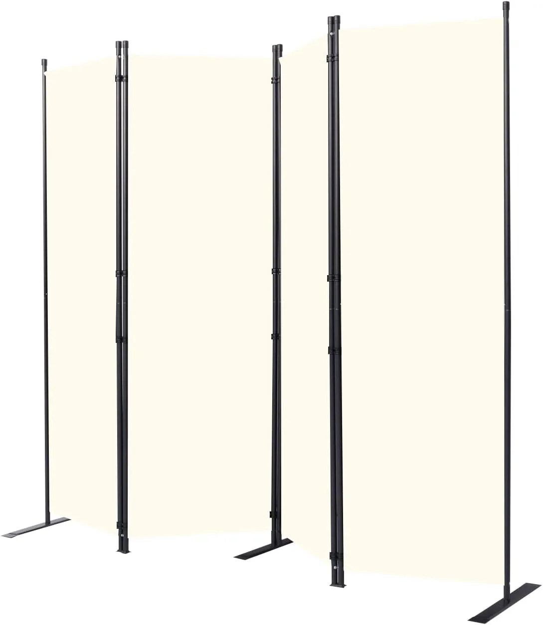 Room Divider 6FT Portable Room Dividers and Folding Privacy Screens, 88'' W Fabric Divider for Room Separation, 4 Panel Partition Room Dividers Freestanding Wall Divider Screen for Dorm Studio Office