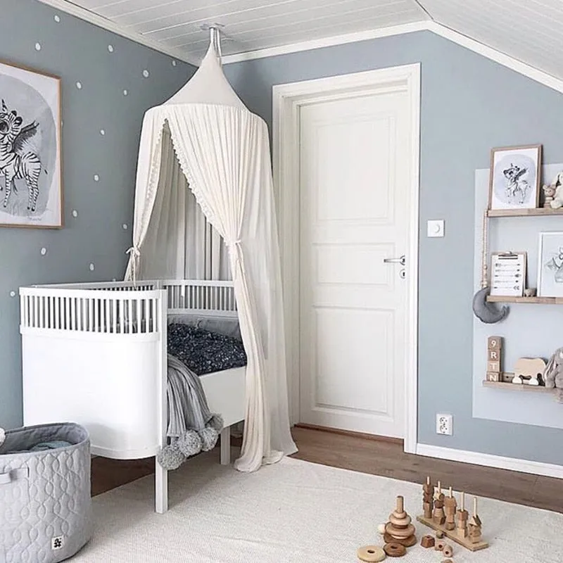Round Hanging Baby Canopy