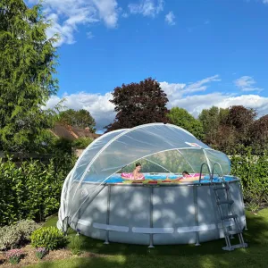 Round Pool Dome (Size L  - ø 19.4 ft.)