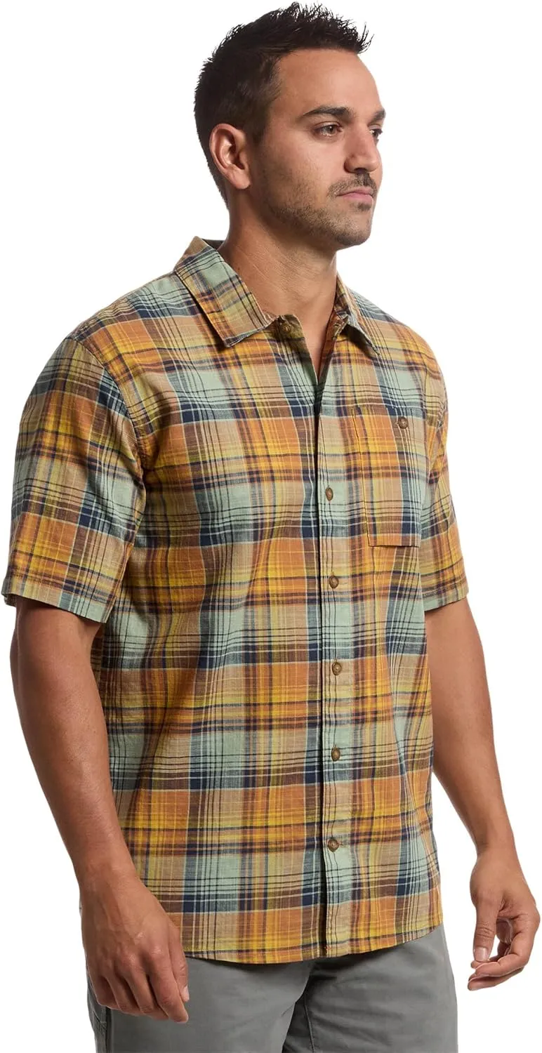 Royal Robbins Men's Redwood Plaid Short Sleeve