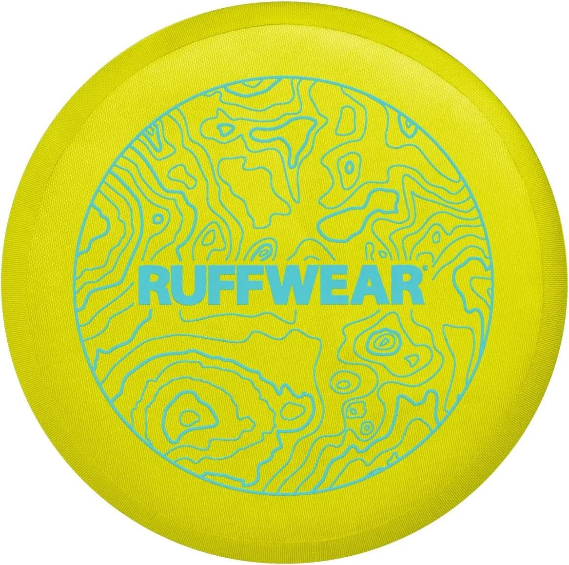 Ruffwear, Camp Flyer Dog Toy, Lightweight and Flexible Disc for Throw and Fetch, Lichen Green
