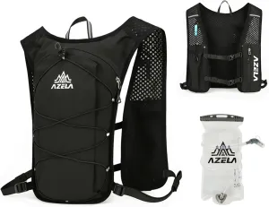 Running Hydration Vest Backpack, Running Vest Pack with 2L Water Bladder, Lightweight Hydration Pack for Hiking Trail Running Cycling Race Marathon for Women Men
