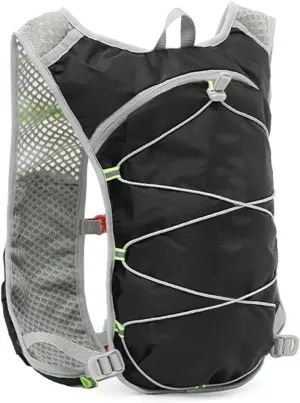 Running Vest, 20-35L Hydration Backpack Lightweight Breathable Running Water Vest with Adjustable Chest Straps and Pockets for Running Race, Cycling, Climbing, Hiking,Vest,