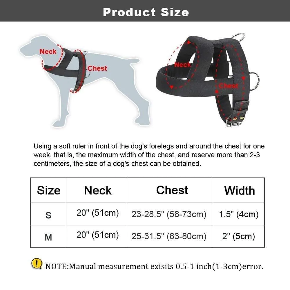 Rynx | Dog Harness Soft Padded Dog Harness Pitbull K9 Large Dog Training Harness Pet Agility Products
