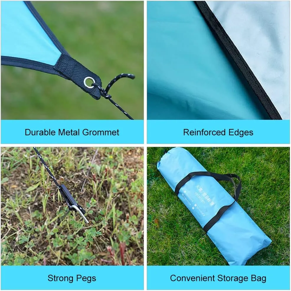 Sail Canopy CamAwning Canopy Rain Fly TSunshade Shelter Picnic Blanket for Outdoor CamHiking Backpacking Picnic Fishing (#5)