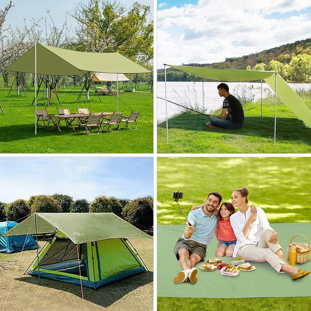 Sail Canopy CamAwning Canopy Rain Fly TSunshade Shelter Picnic Blanket for Outdoor CamHiking Backpacking Picnic Fishing (#5)