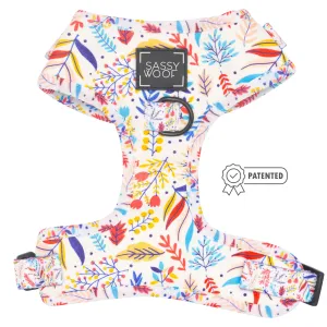 Sassy Woof Adjustable Harness - Petal Pawfect