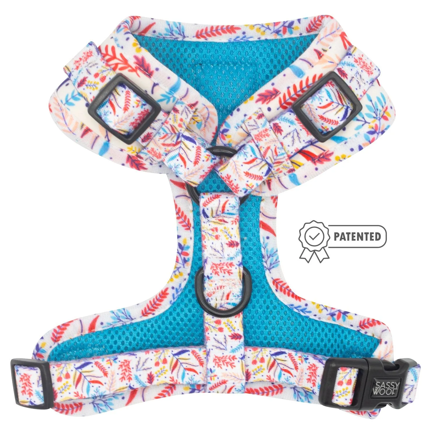Sassy Woof Adjustable Harness - Petal Pawfect