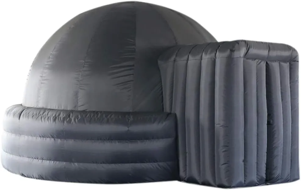 SAYOK Mobile Inflatable Planetarium Projection Dome Tent for School with Air Blower and PVC Floor Mat(Black, 3m/9.84ft