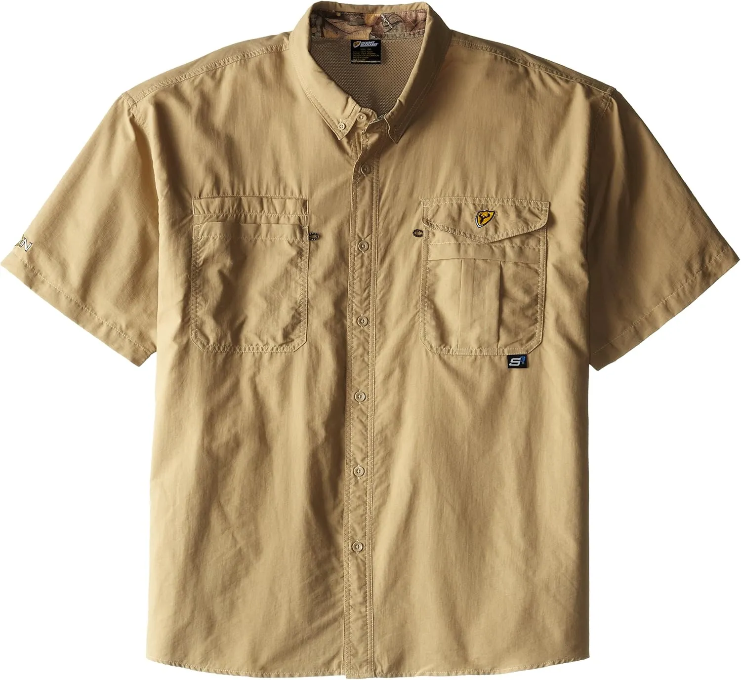 Scent Blocker Recon Lifestyle Short Sleeve Shirt, Ivory, XX-Large